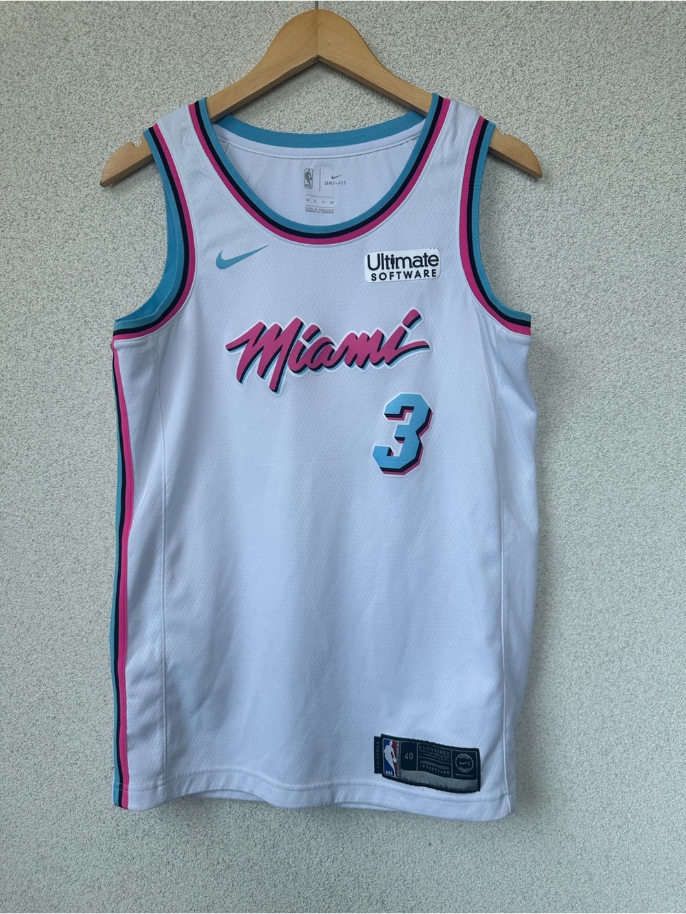 Nike Dwyane Wade #3 Miami Heat Vice City Edition Swingman Jersey Size Small